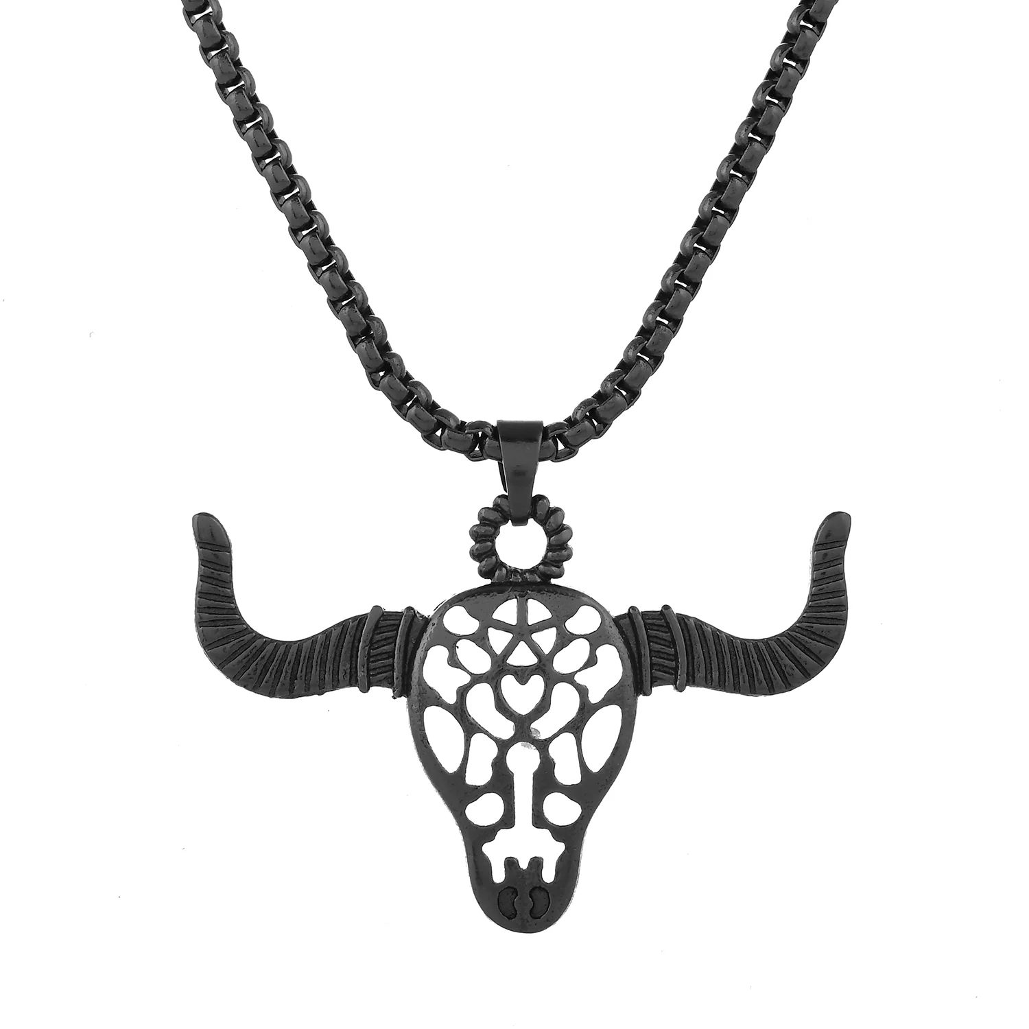 Eclipse Black Bull Pendant Men's Pendant - Image 3