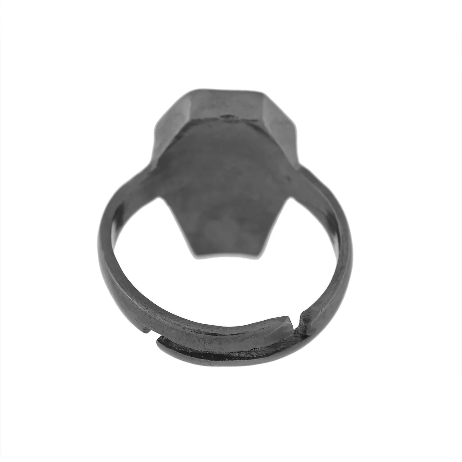 Eclipse Cross Black Adjustable Men’s Ring - Image 3