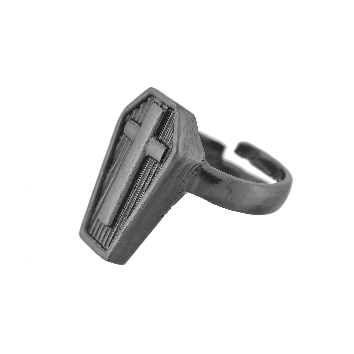 Eclipse Cross Black Adjustable Men’s Ring - Image 5