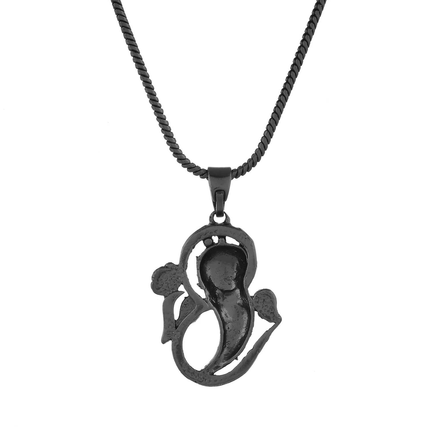 Eclipse Enigmatic Black Ganesha Mens Pendant - Image 5