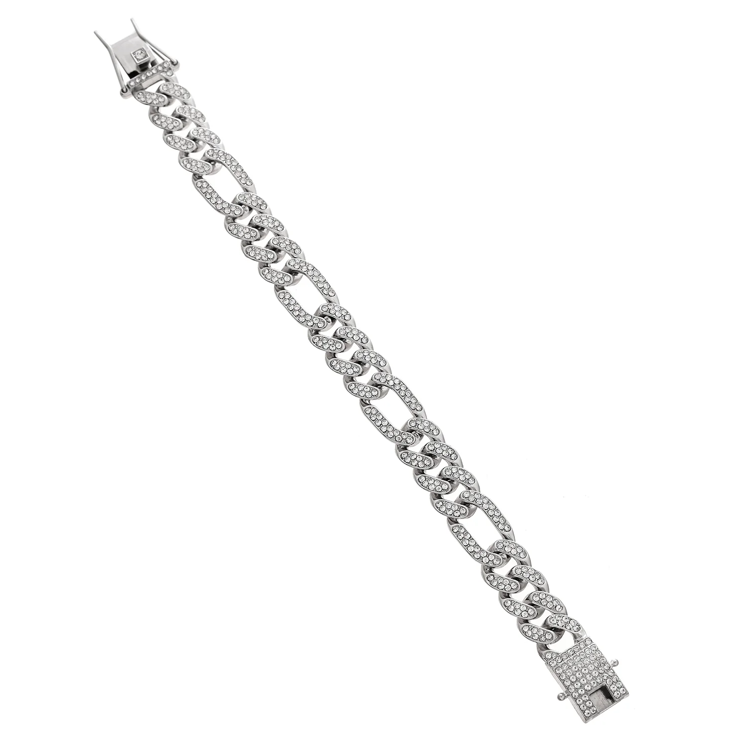 Eclipse Majestic Sparkle American Diamond Men's Bracelet - Image 4