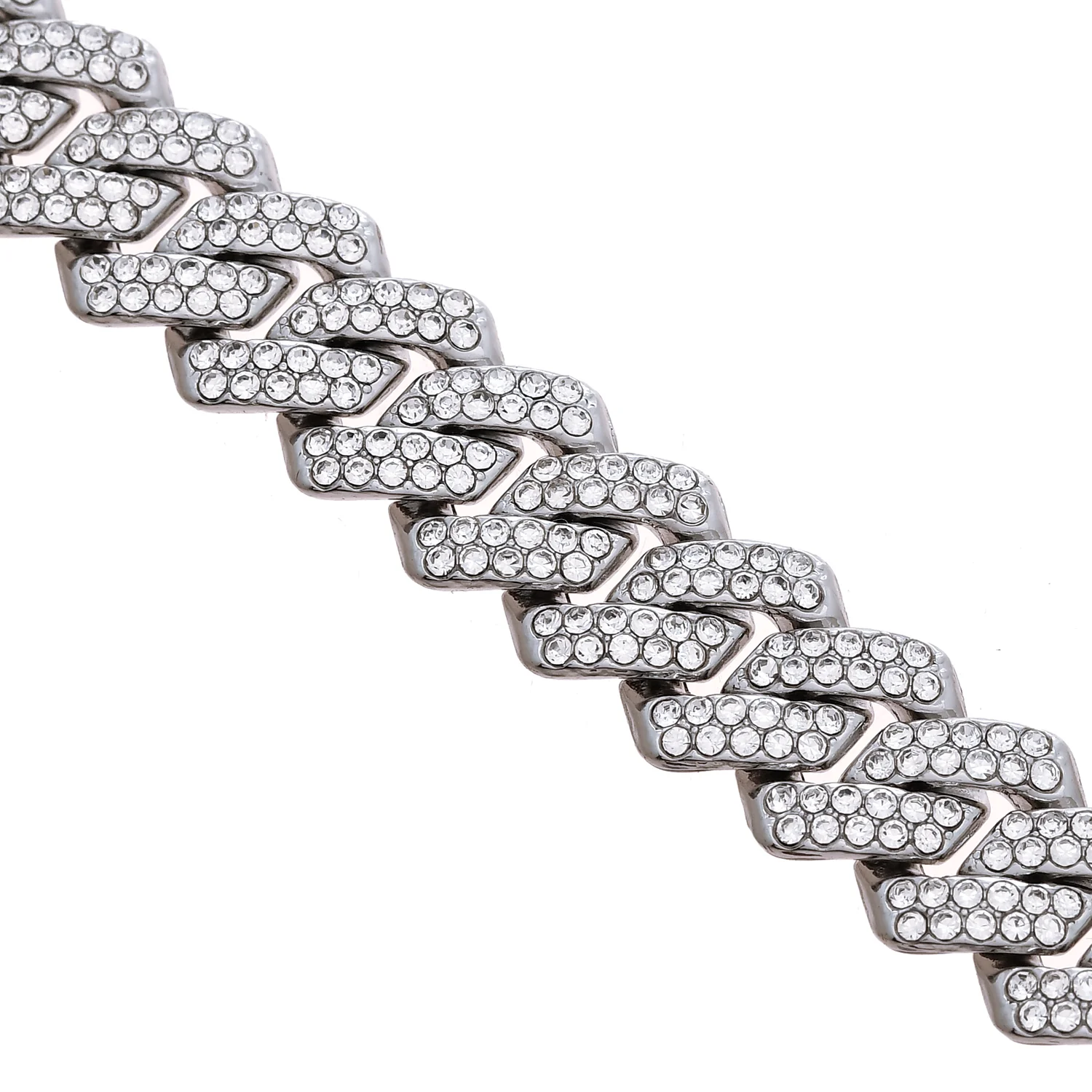 Eclipse Regal Elegance American Diamond Men's Bracelet - Image 3