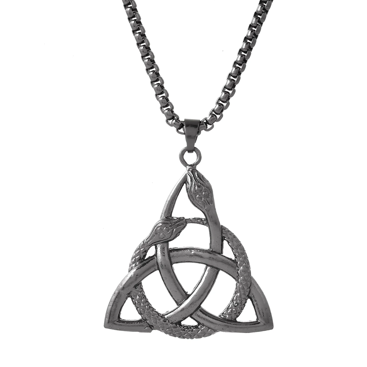 Eclipse Serpentine Black Mens Pendant - Image 3