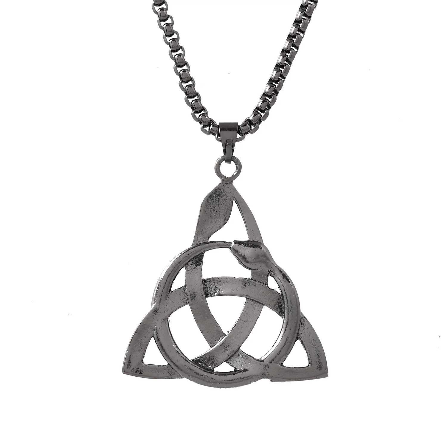 Eclipse Serpentine Black Mens Pendant - Image 5
