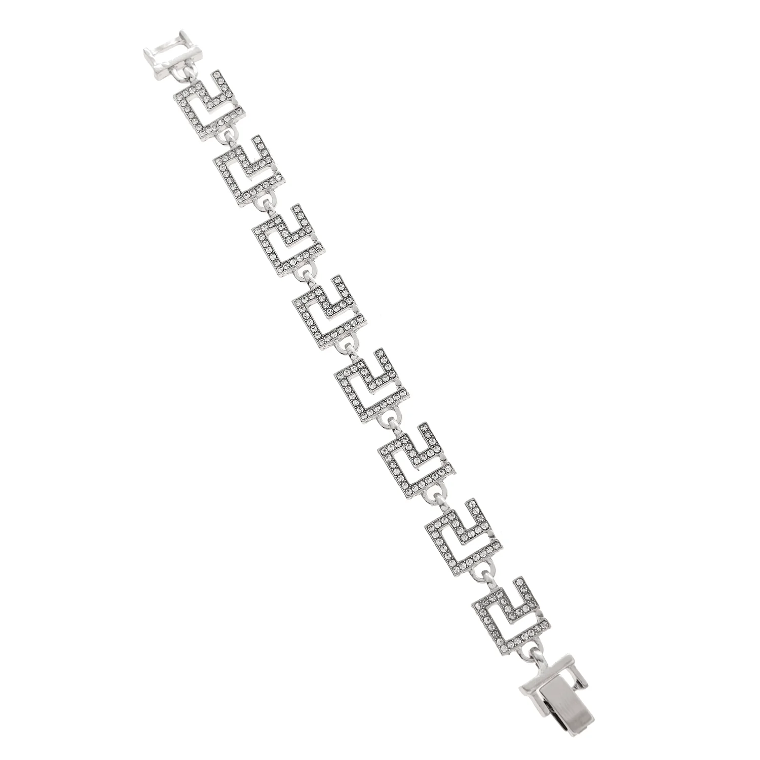 Eclipse Titan's Elegance American Diamond Men's Bracelet - Image 3