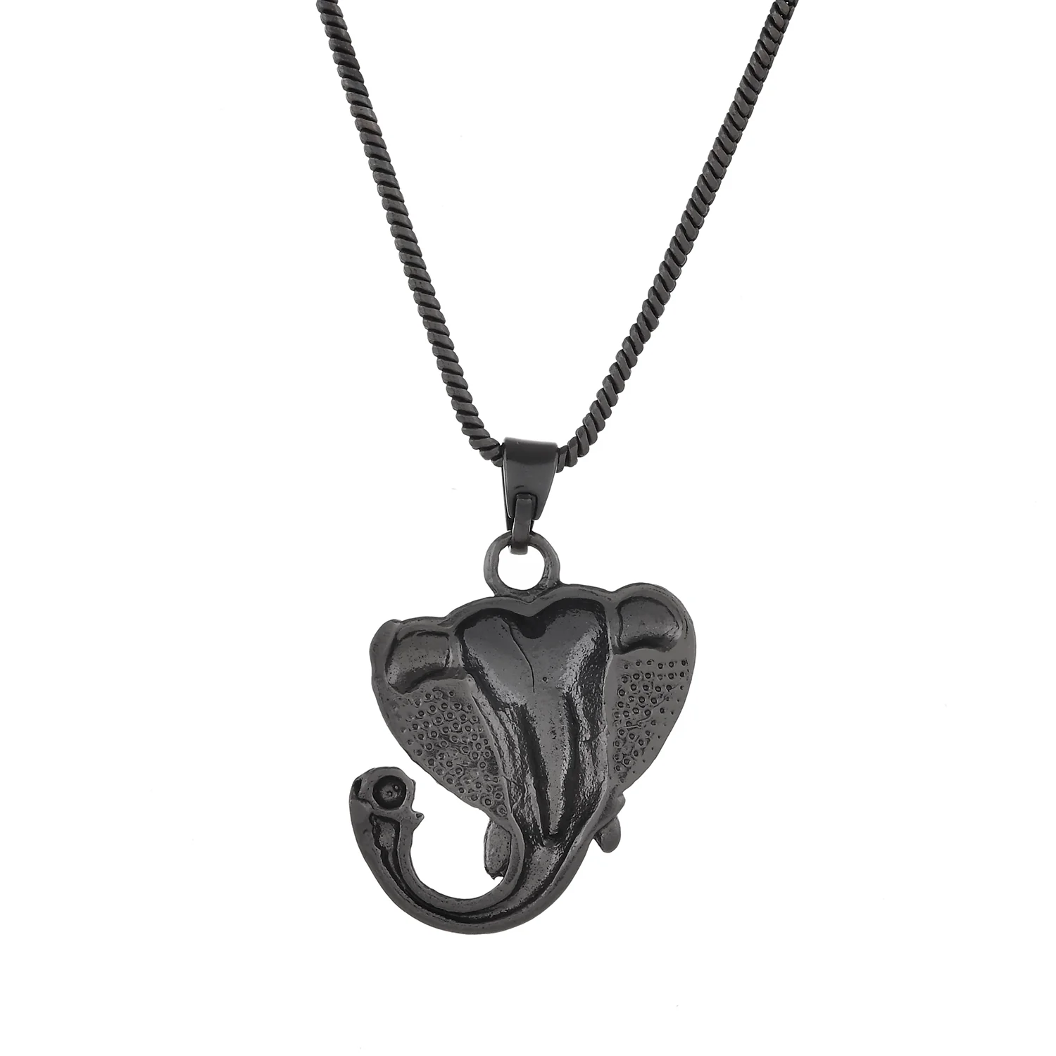 Eclipse Traditional Ganesha Black Mens Pendant - Image 5