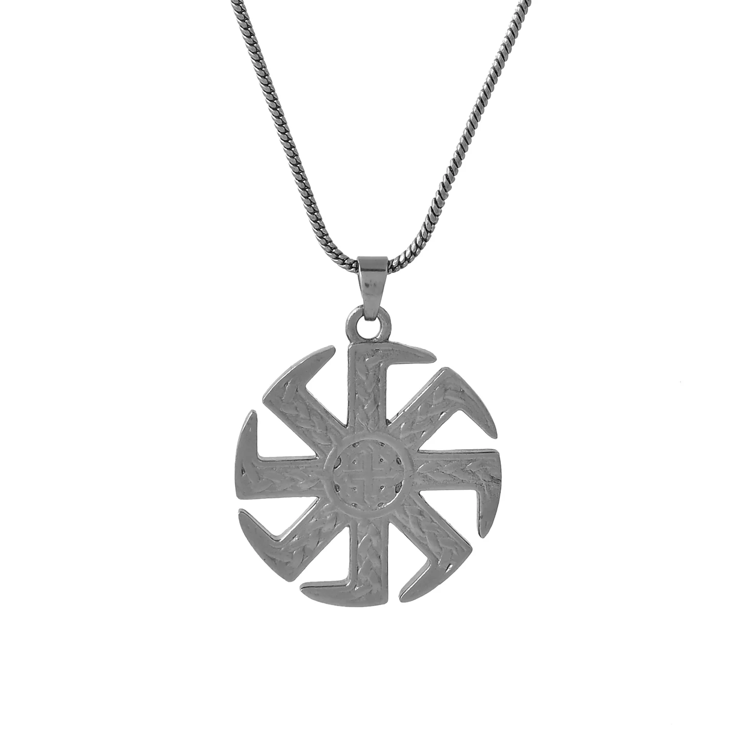Eclipse Wheel of Power Black Mens Pendant - Image 4
