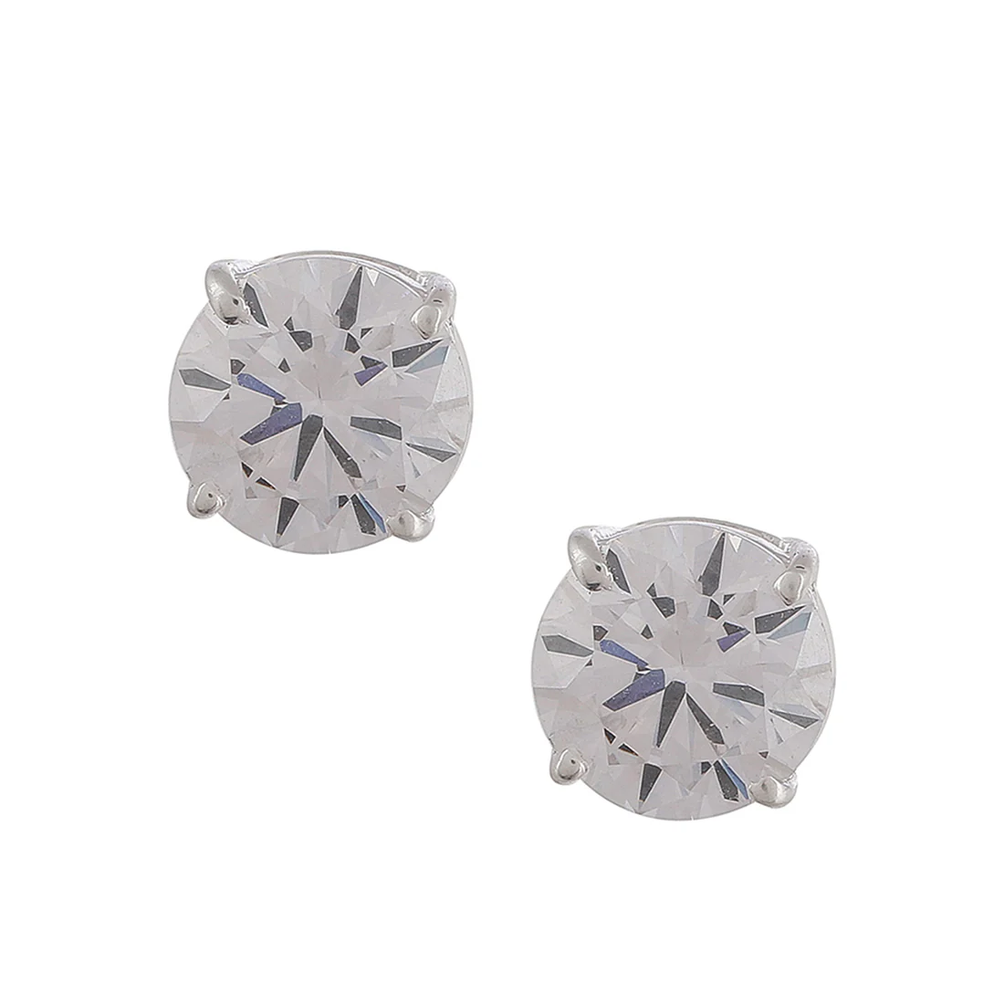 Elegant CZ Studded 925 Sterling Silver Pendant Set - Image 7