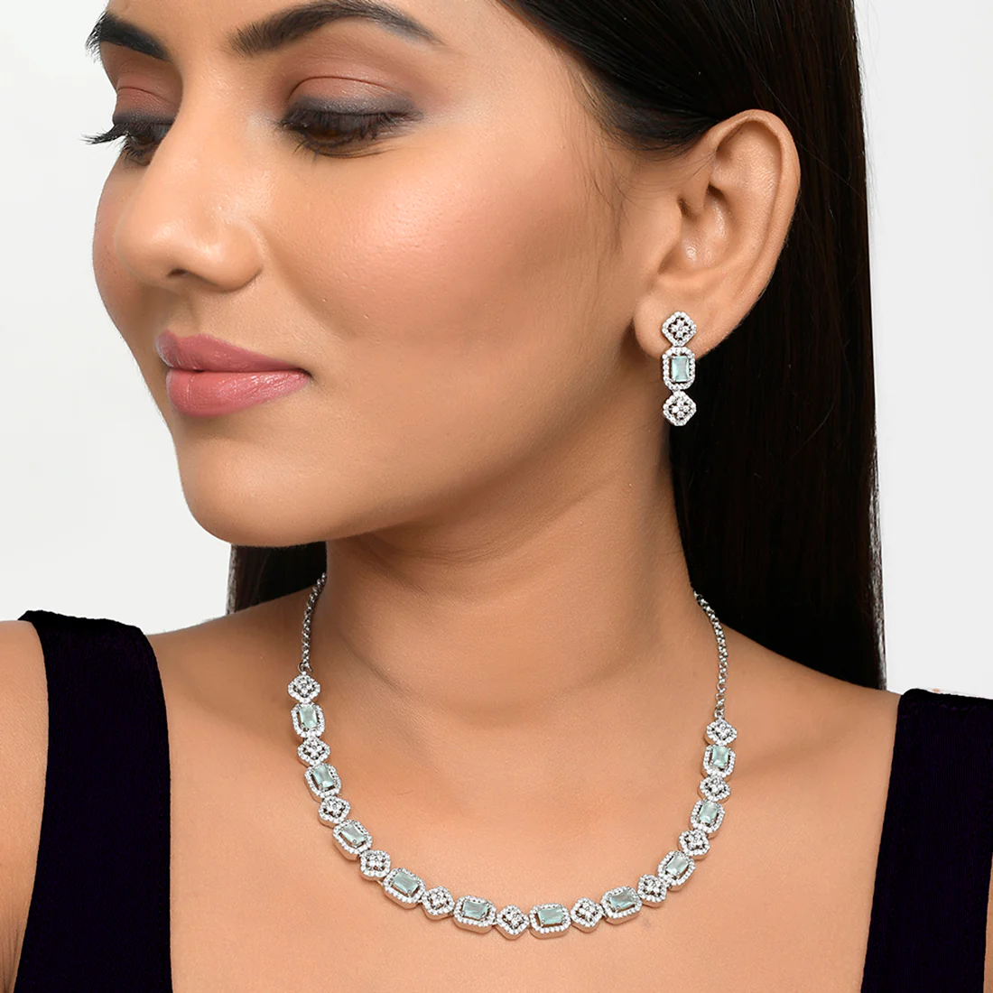 Elegant Designer Necklace Set from the House of Voylla - Image 2