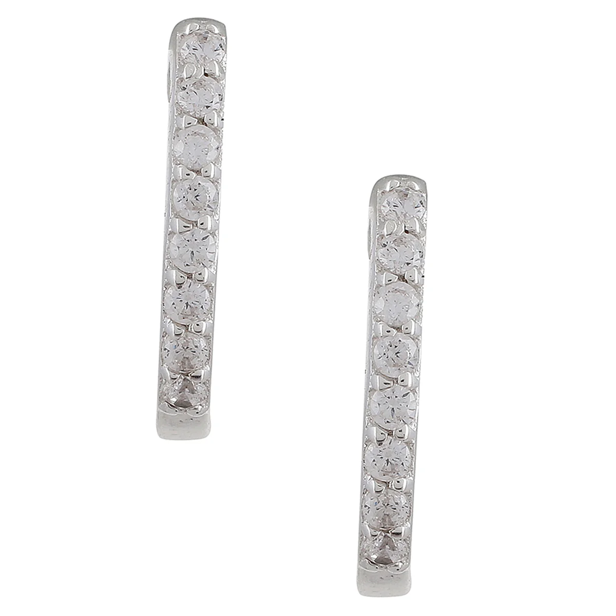 Elegant Hoop Shape 925 Sterling Silver Earrings - Image 3
