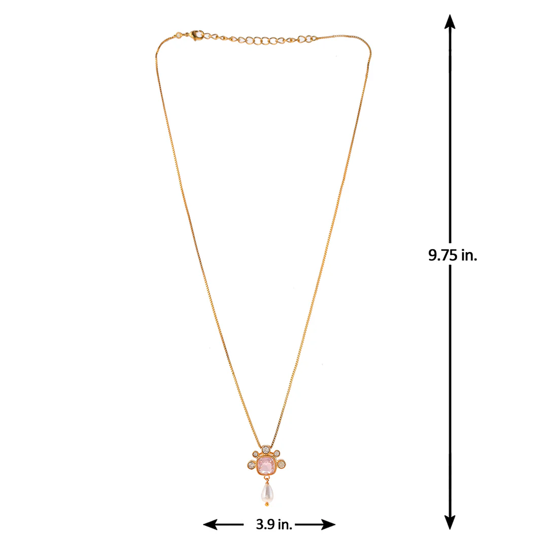 Elena Cushion Cut Pendant Set - Image 6