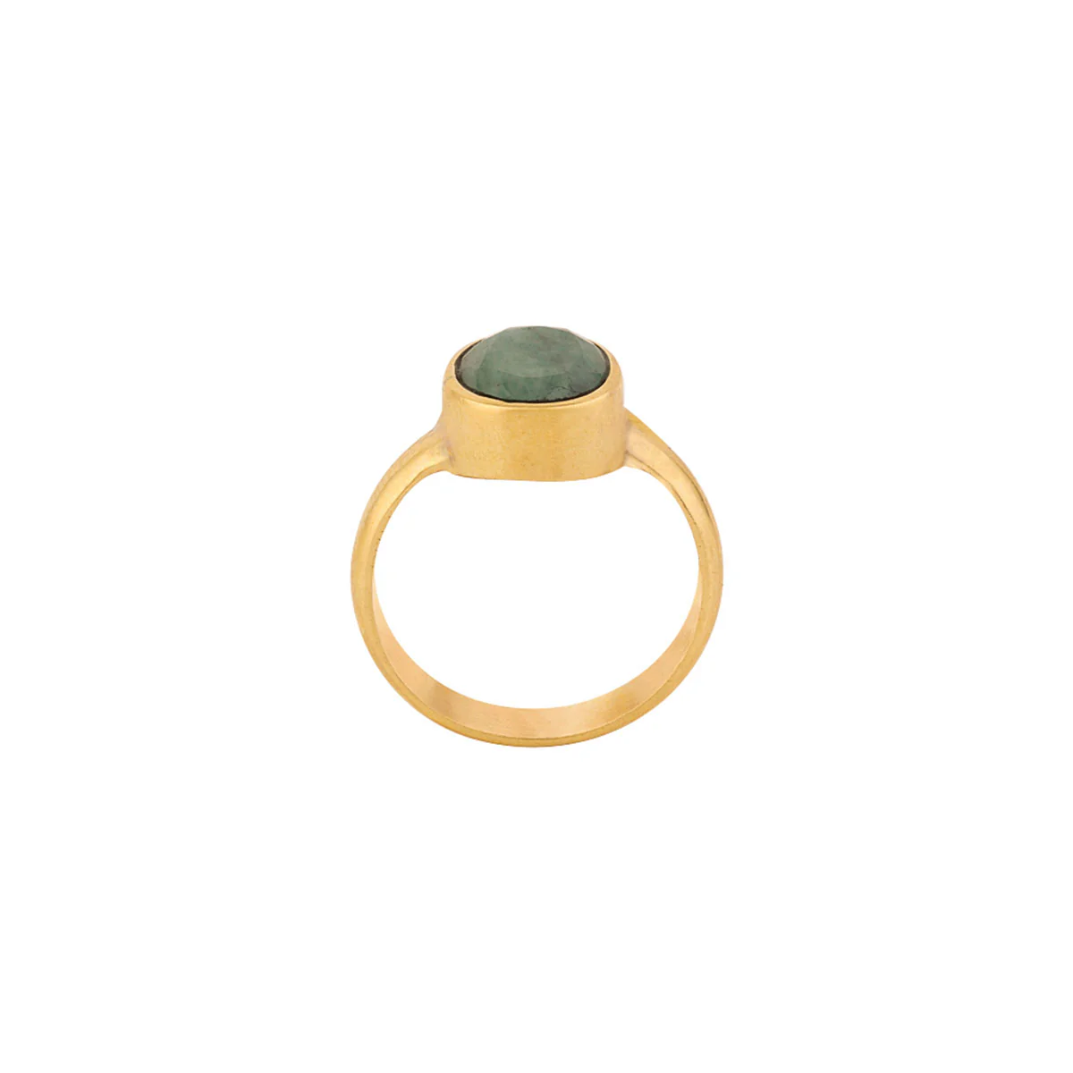 Emerald (Panna) 3.25 Ratti Ashtadhatu Rashi Ratna Ring with original Lab Test Certificate - Image 4