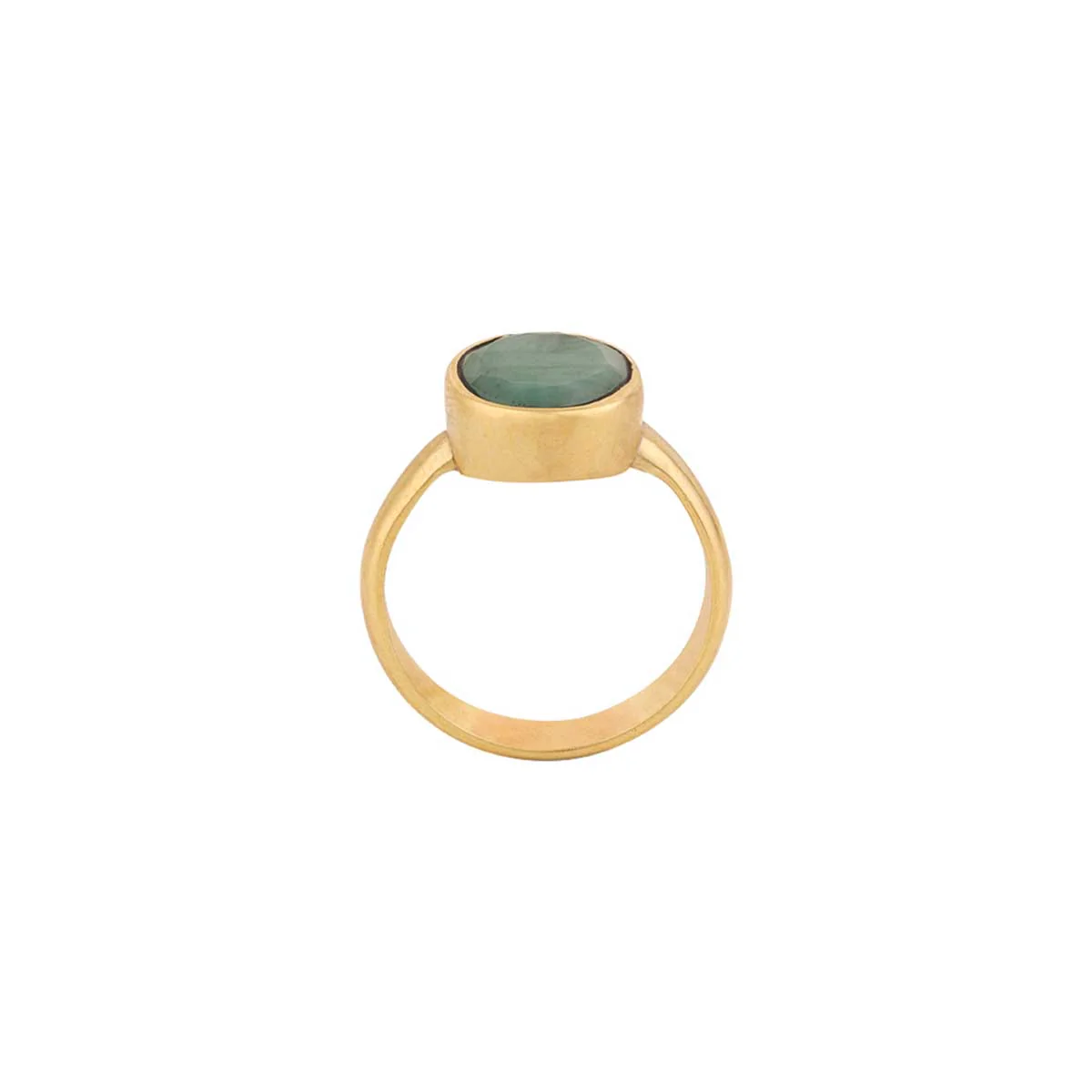 Emerald (Panna) 5.25 Ratti Ashtadhatu Rashi Ratna Ring with original Lab Test Certificate - Image 4