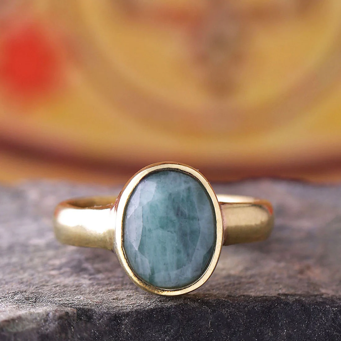 Emerald (Panna) 7.25 Ratti Ashtadhatu Rashi Ratna Ring with original Lab Test Certificate