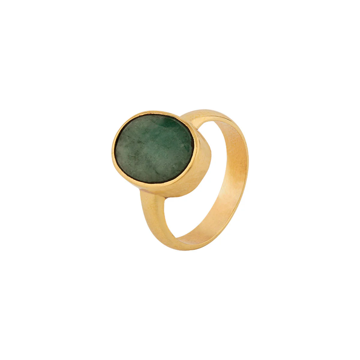 Emerald (Panna) 7.25 Ratti Ashtadhatu Rashi Ratna Ring with original Lab Test Certificate - Image 3