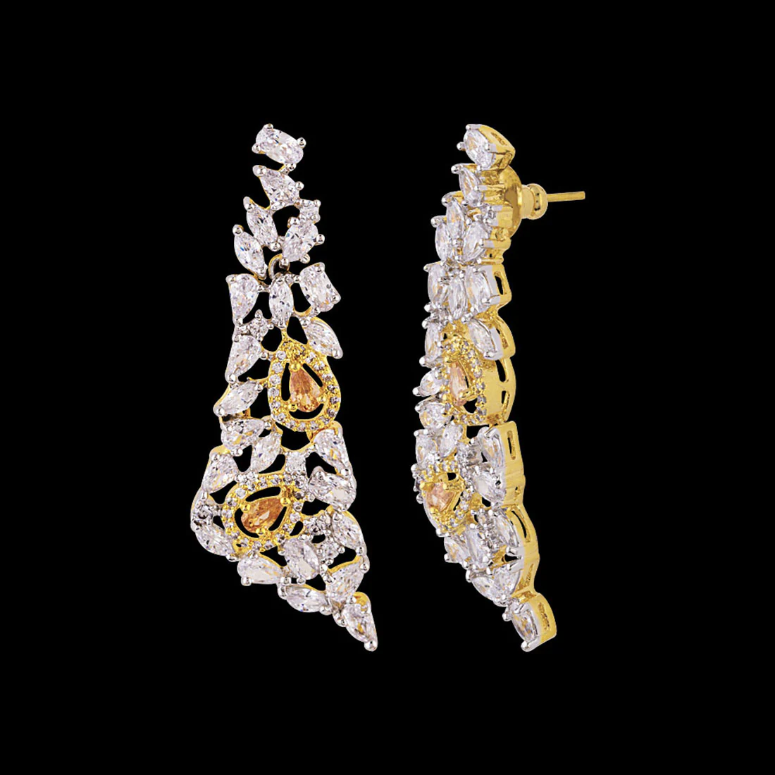 Eternal Sunshine Gemstones Studded Earrings - Image 4