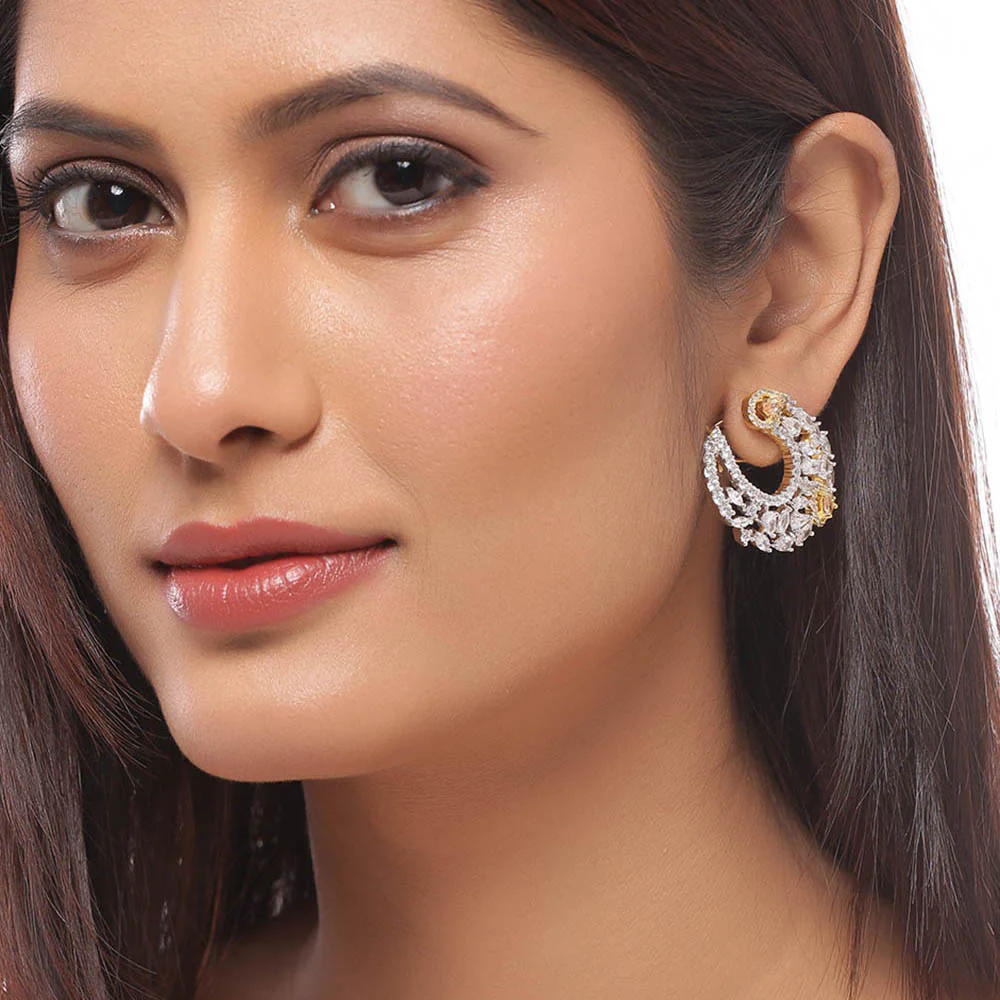 Eternal Sunshine Two Tone Plated Earrings - Image 2