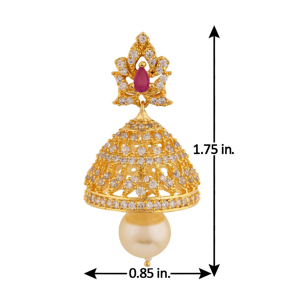 Ethnic Inspired Brass Earrings - Image 5