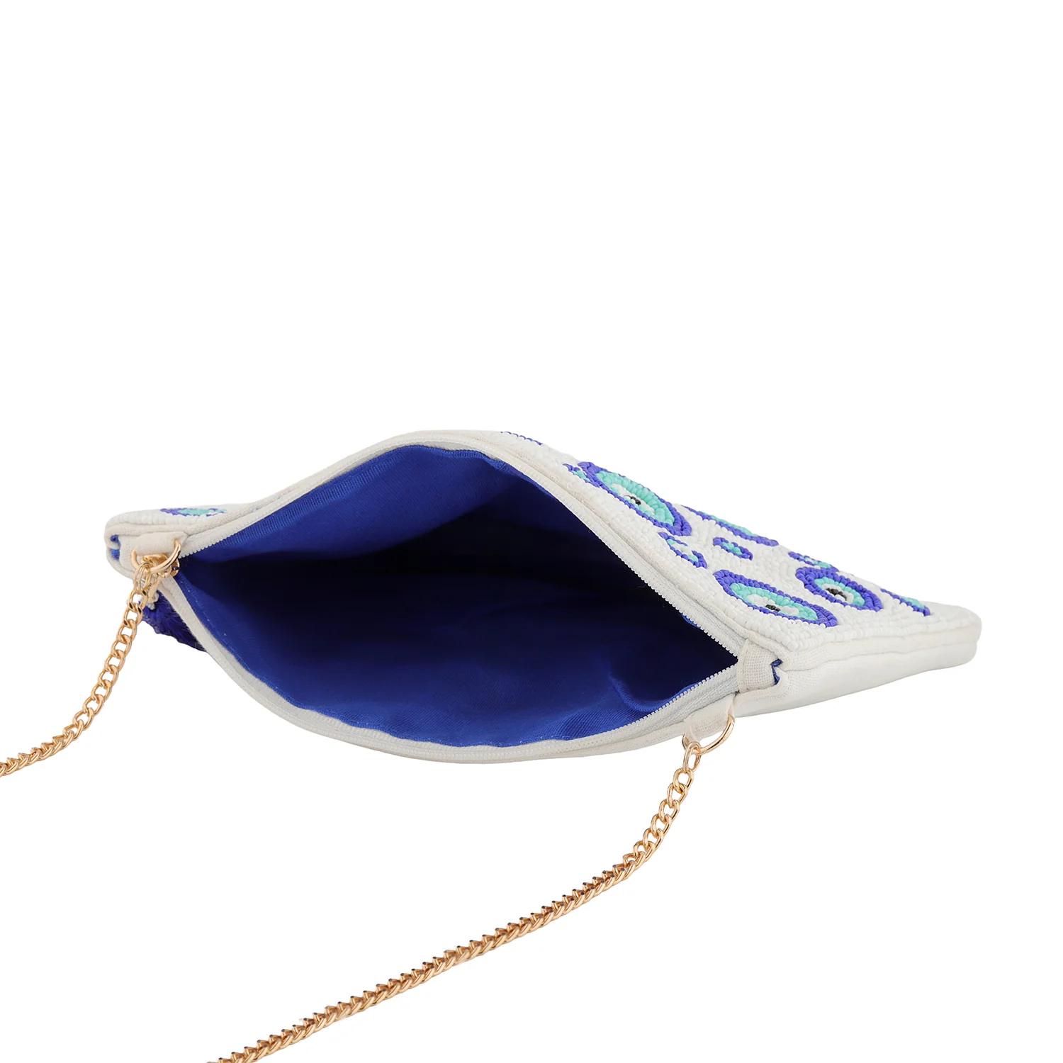 Evil Eye Beaded Clutch Bag - Image 4