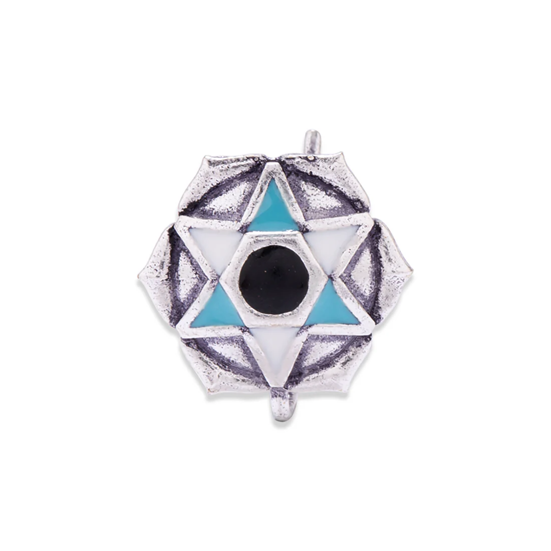 Evil Eyes Enameled Nose Pin - Image 3