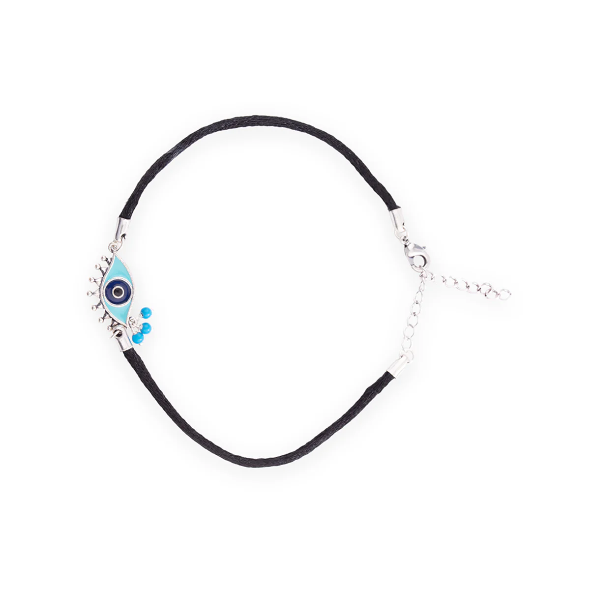 Evil Eyes Enamelled Eye Motif Anklet - Image 4