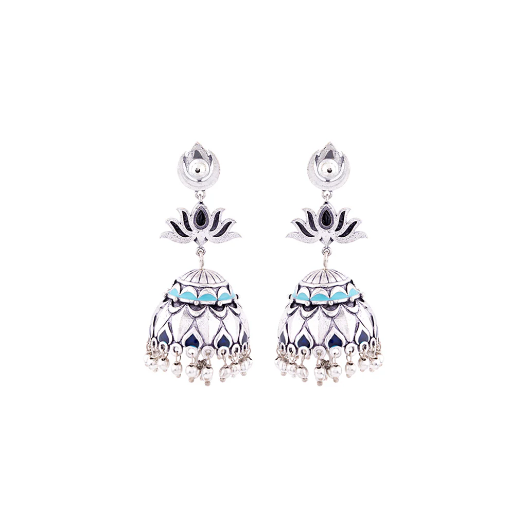 Evil Eyes Ethnic Drop Earrings - Image 5