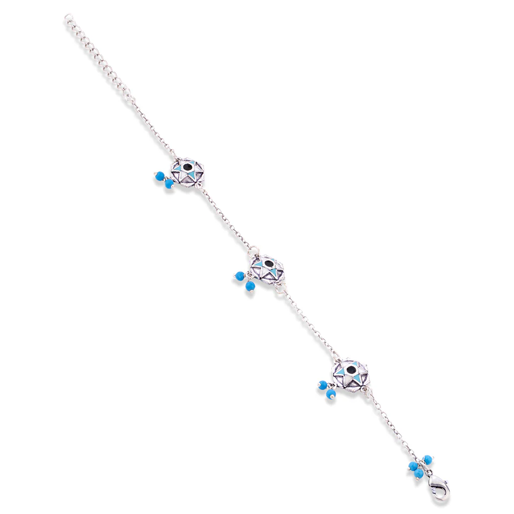 Evil Eyes Tribal Inspired Anklets - Image 4