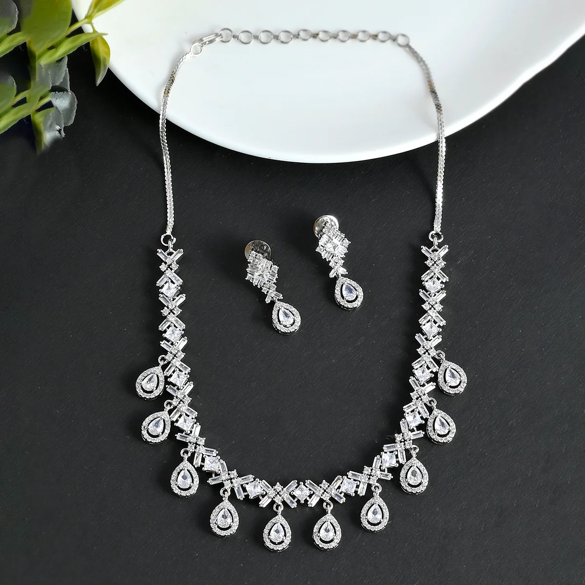 Sparkling Elegance Delicate Jewellery Set