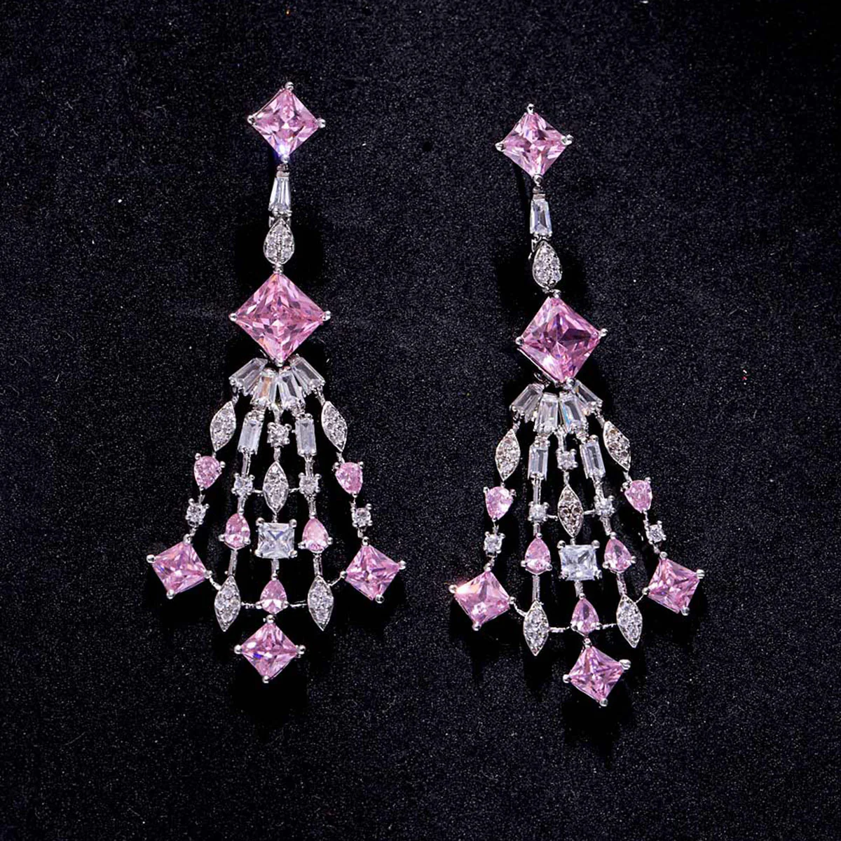 Fairy Tale Gems Embellished Drop Earrings