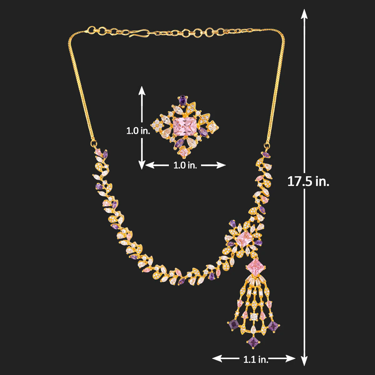 Fairy Tale Victorian Inspired Necklace Set - Image 6