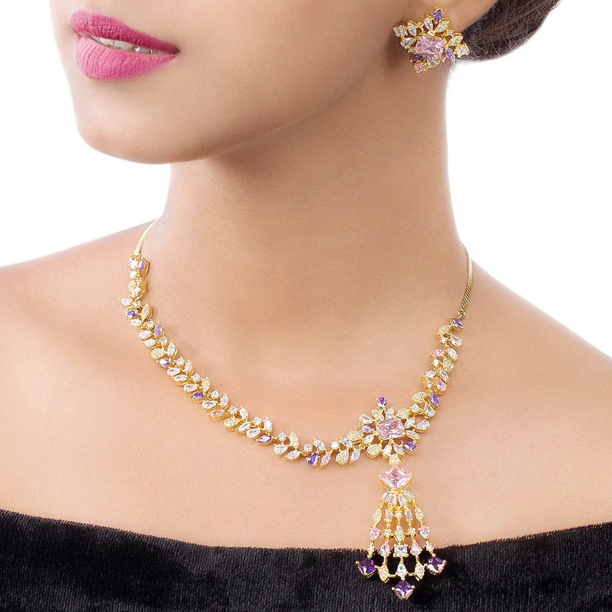 Fairy Tale Victorian Inspired Necklace Set - Image 7