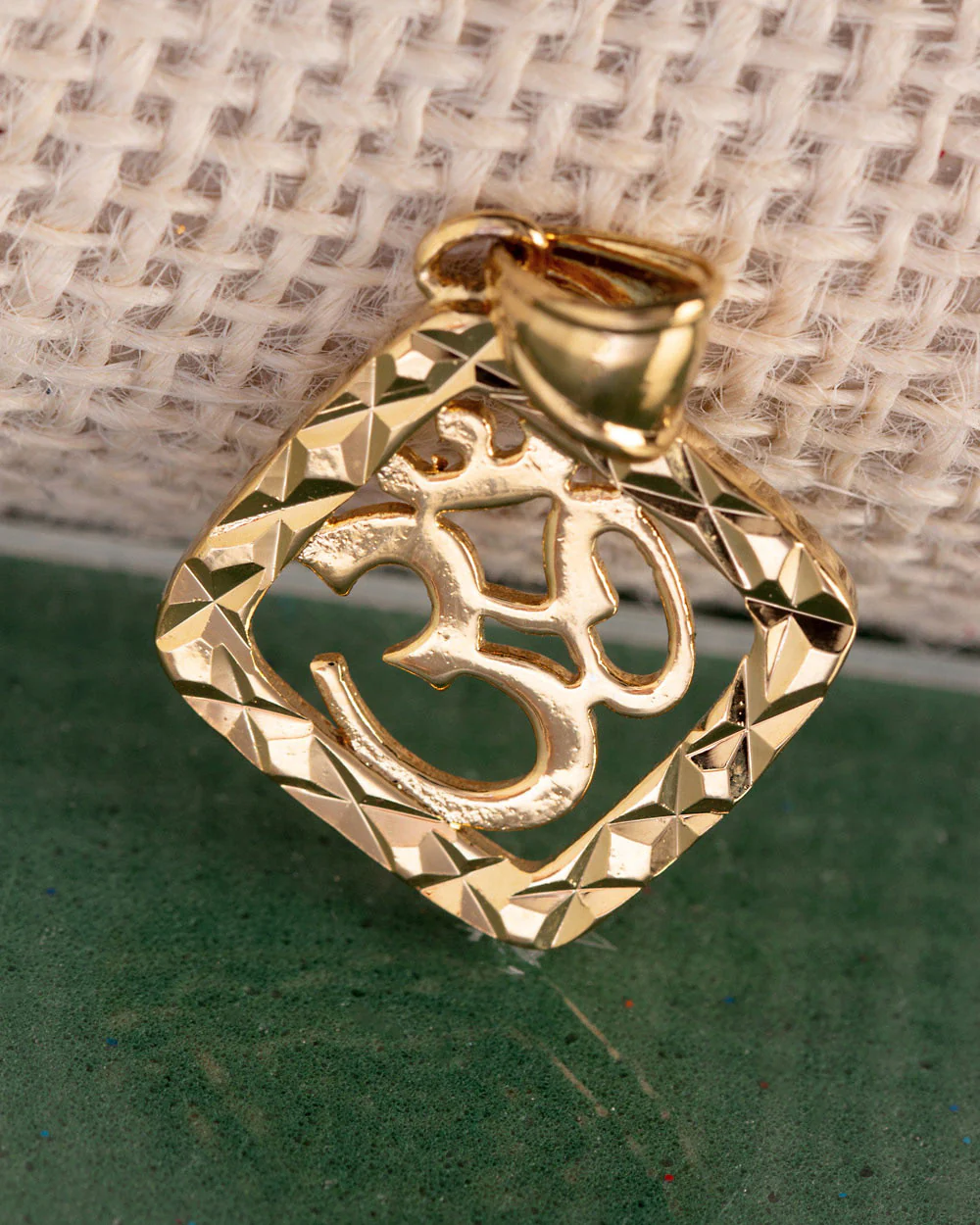 Faith & Trust OM Steel Pendant