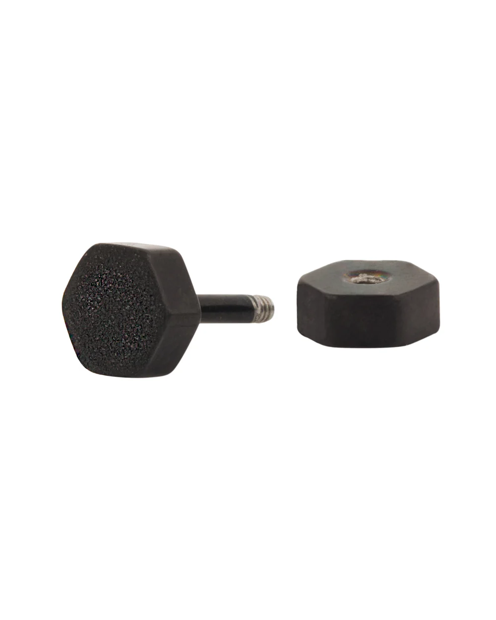 Fashion Stud Out Double Hexagon Stud - Image 4