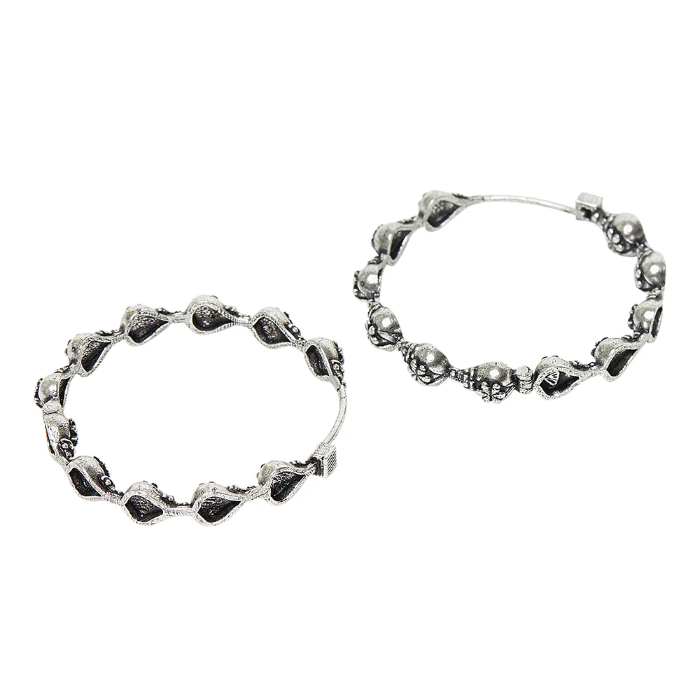 Fashion Trendy Hoops Brass earrings - Image 3