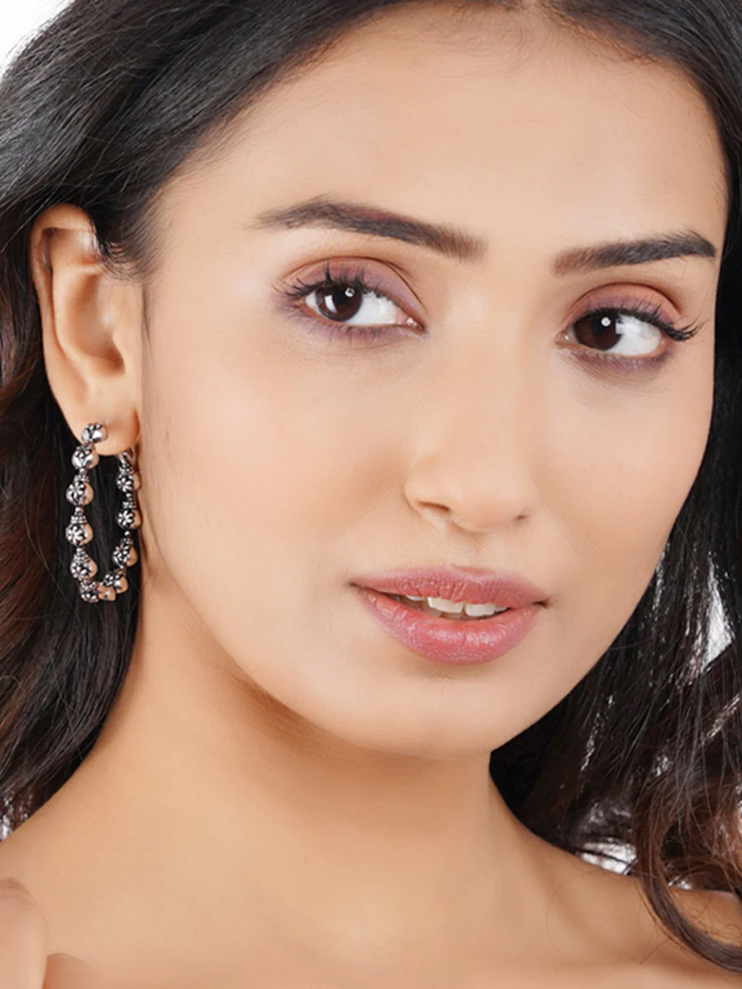 Fashion Trendy Hoops Brass earrings - Image 6
