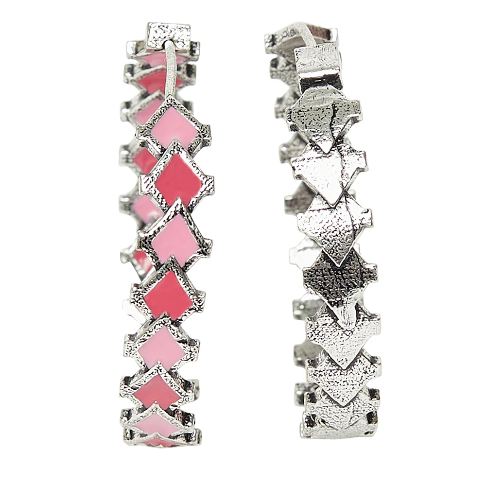 Fashion Trendy Hoops Brass Earrings - Image 3