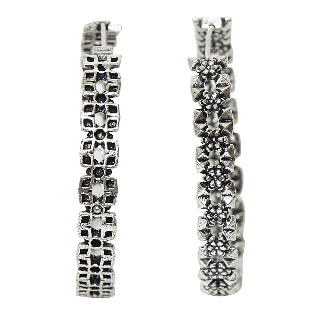 Fashion Trendy Hoops Brass earrings - Image 3