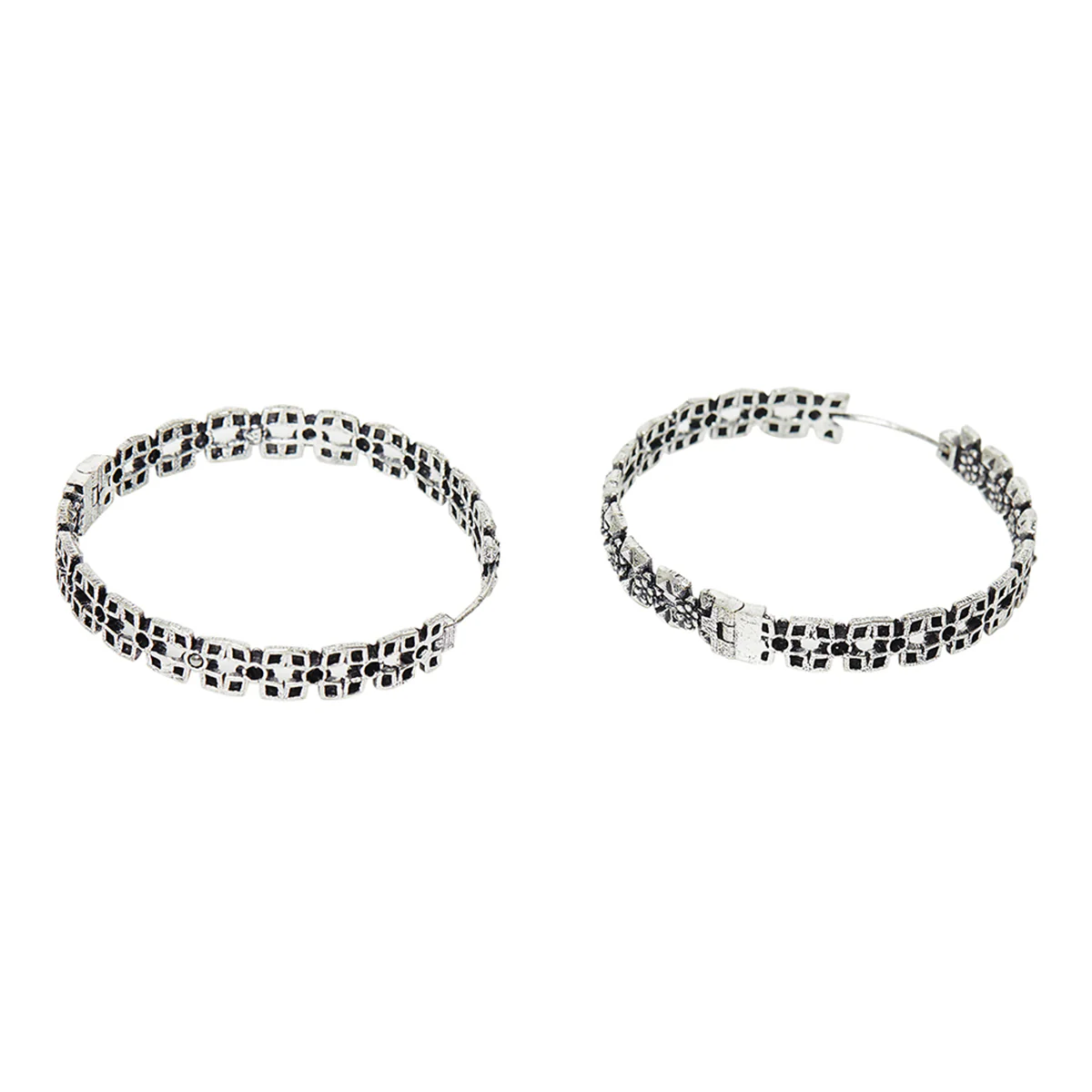 Fashion Trendy Hoops Brass earrings - Image 4
