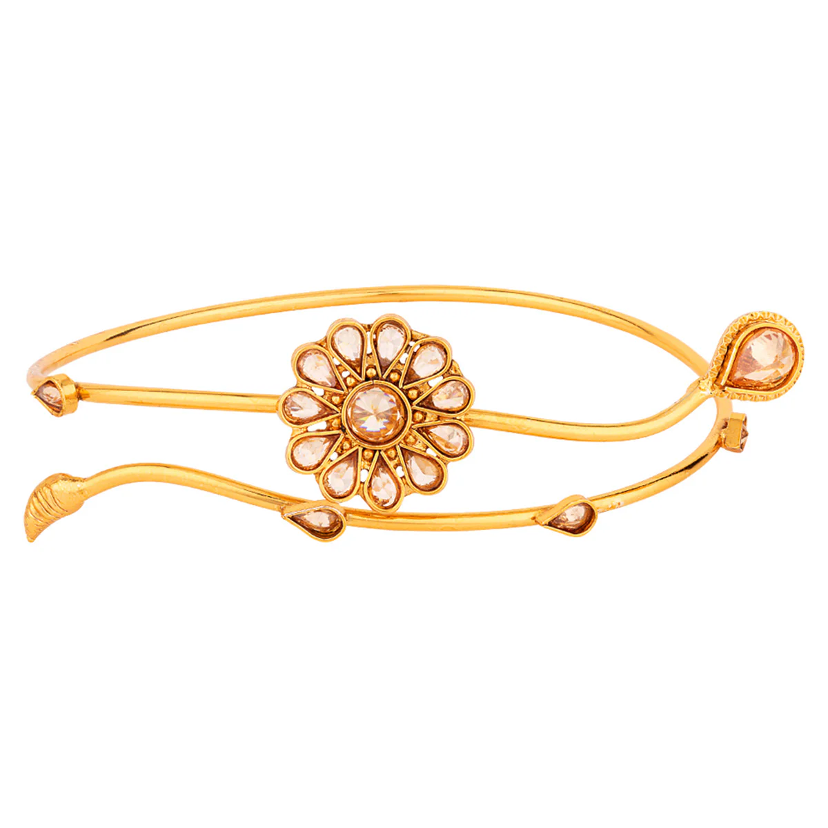 Faux Kundan Gems Adorned Armlet - Image 4