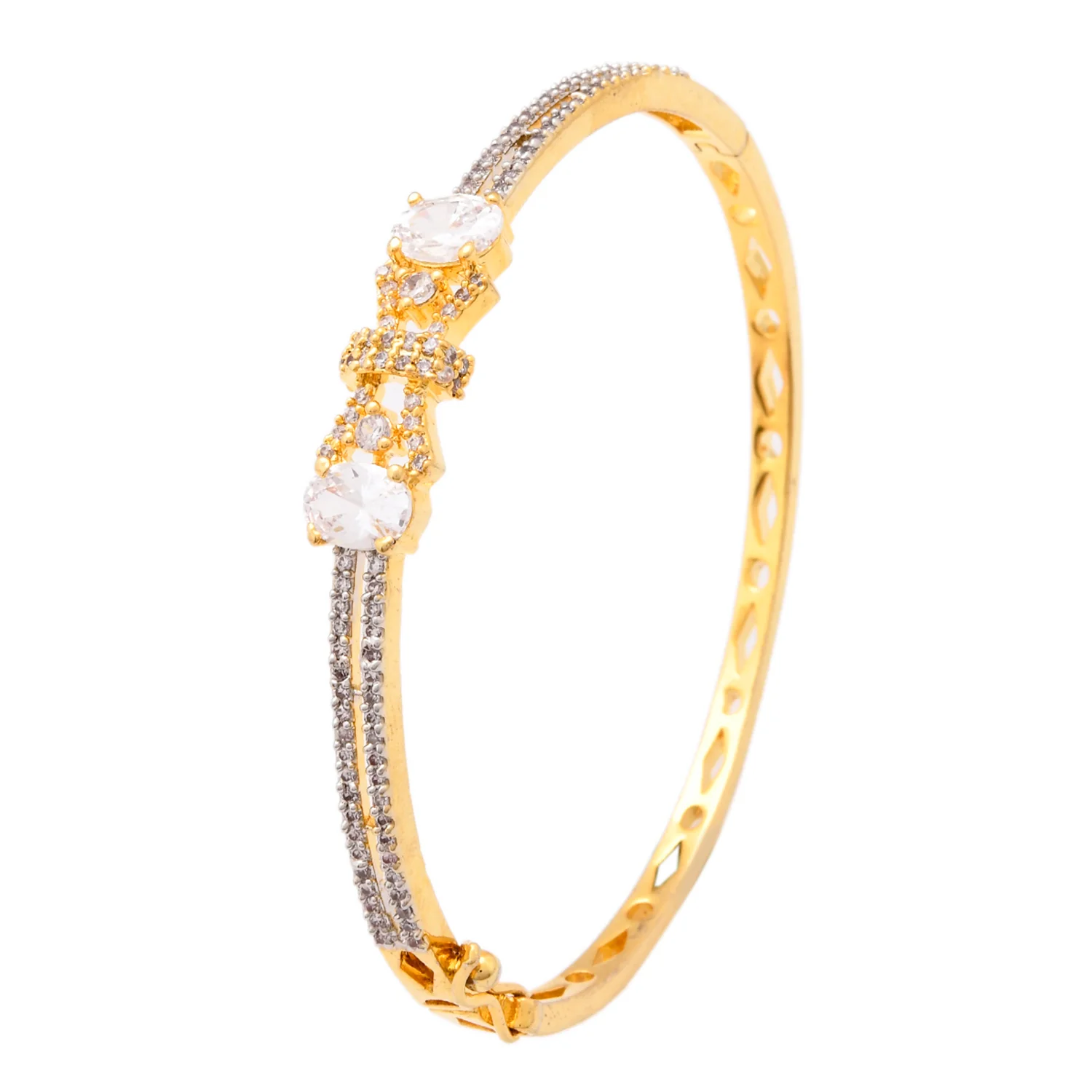 Festive Charm American Diamond Bracelet - Image 3