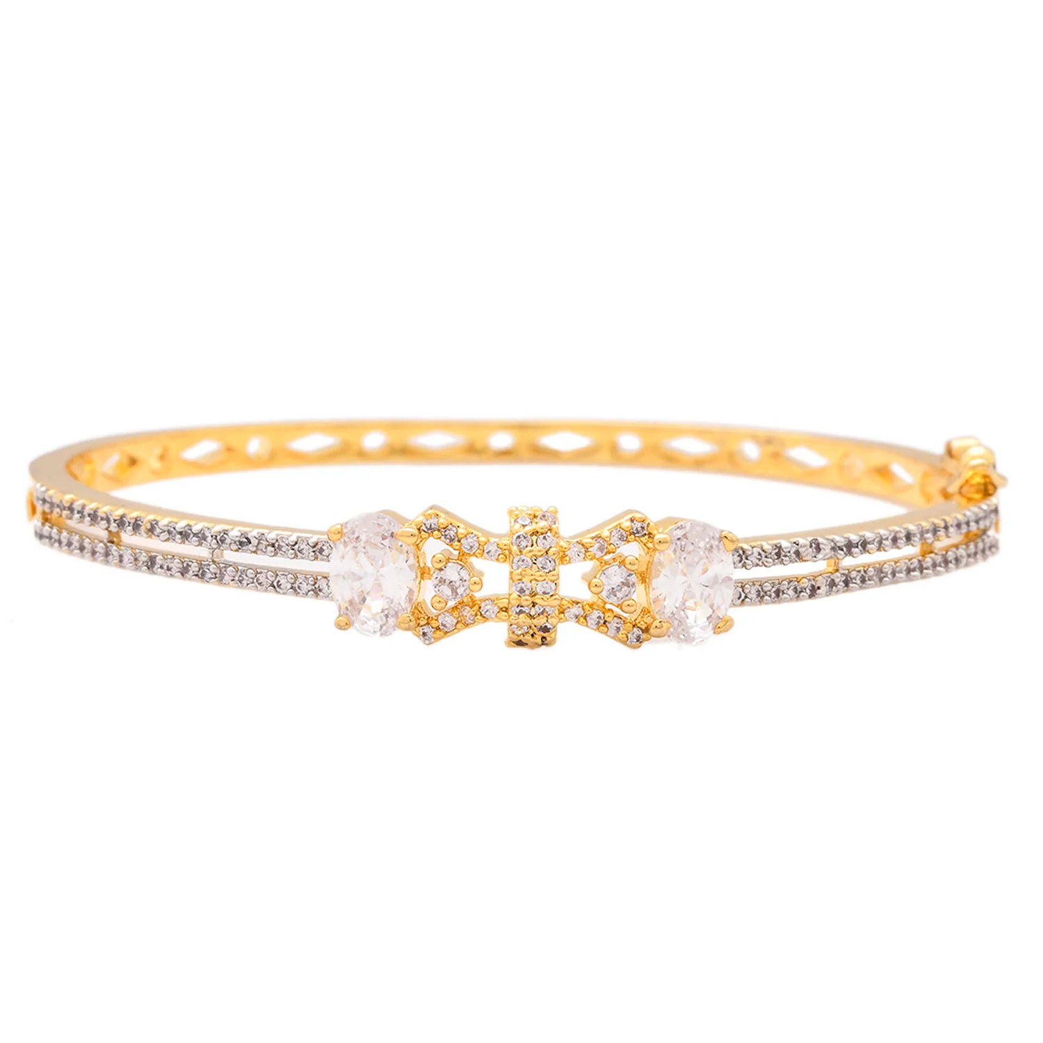 Festive Charm American Diamond Bracelet - Image 4