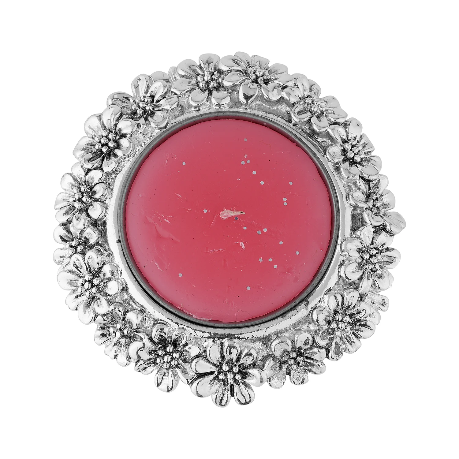 Festive Decorative Floral Tealight Holder - Image 2