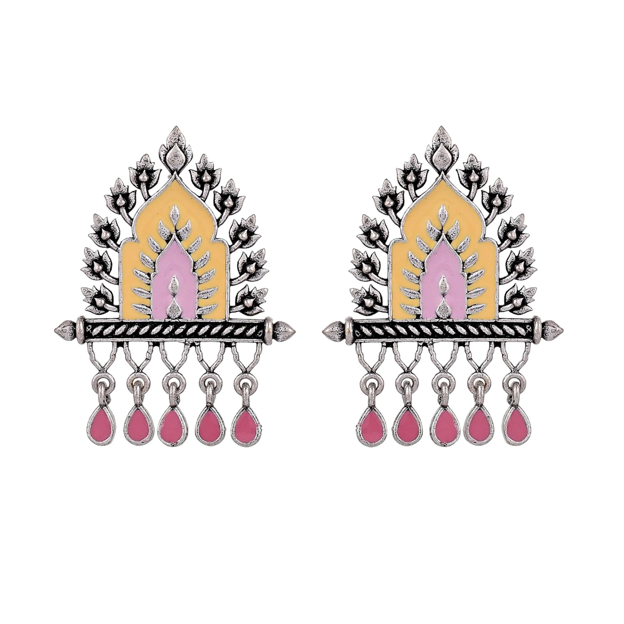 Festive Hues Mystical Dome Inspired Jewellery Set - Image 6