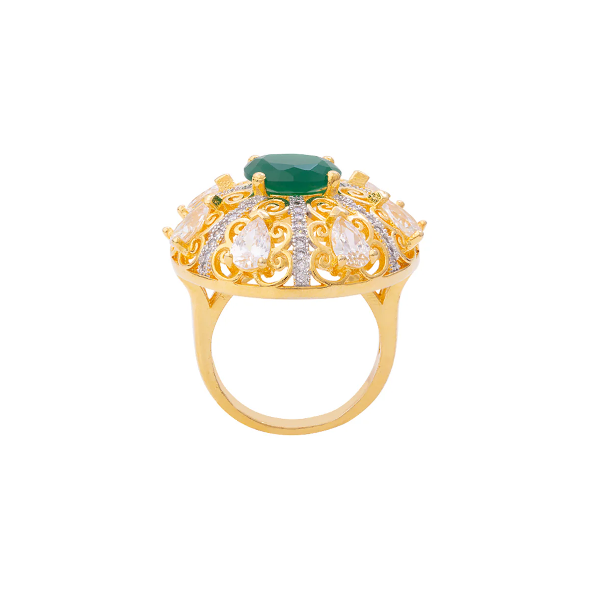 Filigree Design Cocktail Ring - Image 4