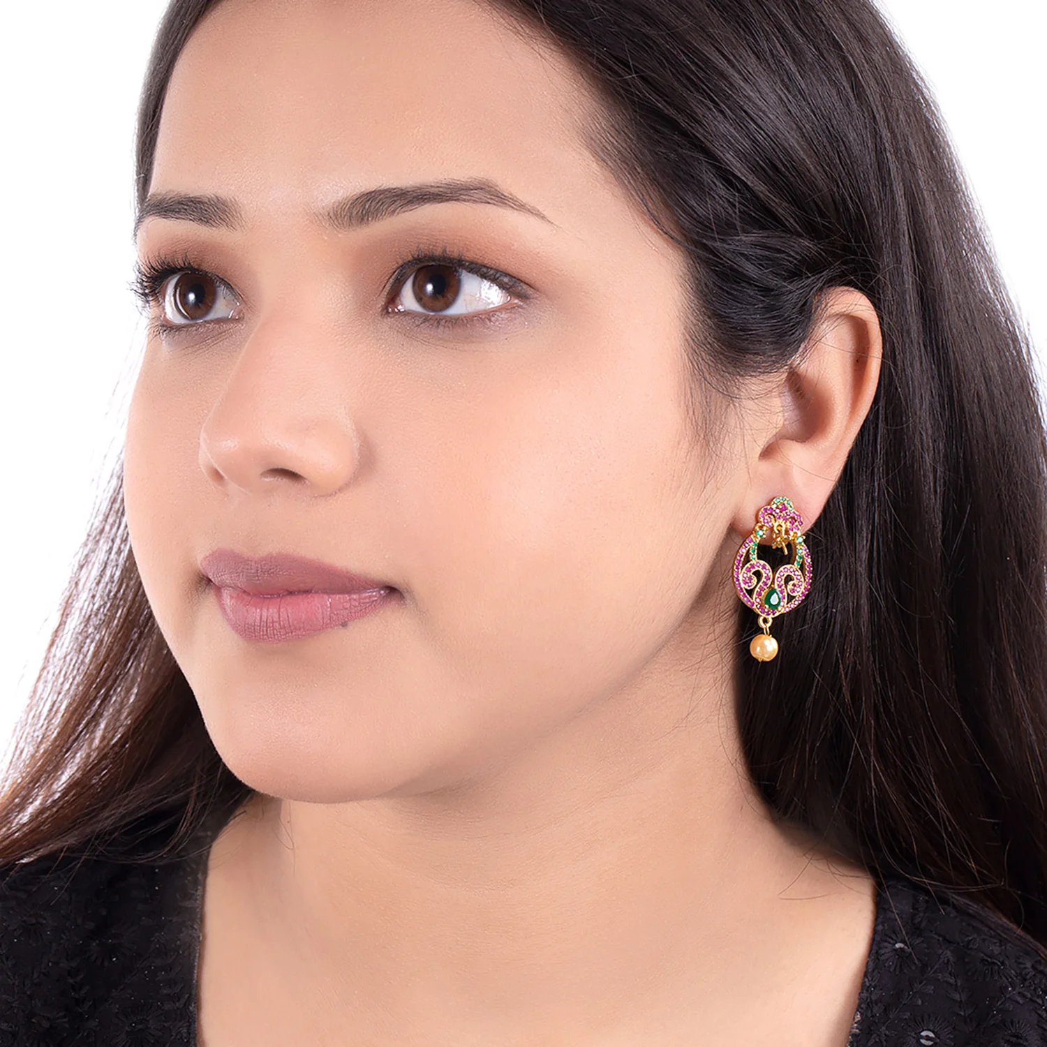 Filigree Design Ethnic Earrings - Image 2