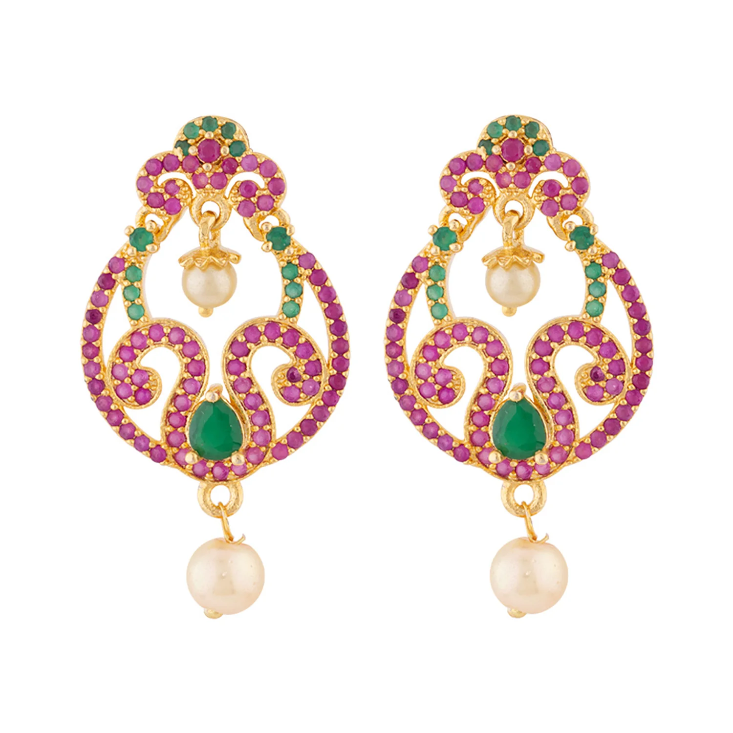 Filigree Design Ethnic Earrings - Image 3