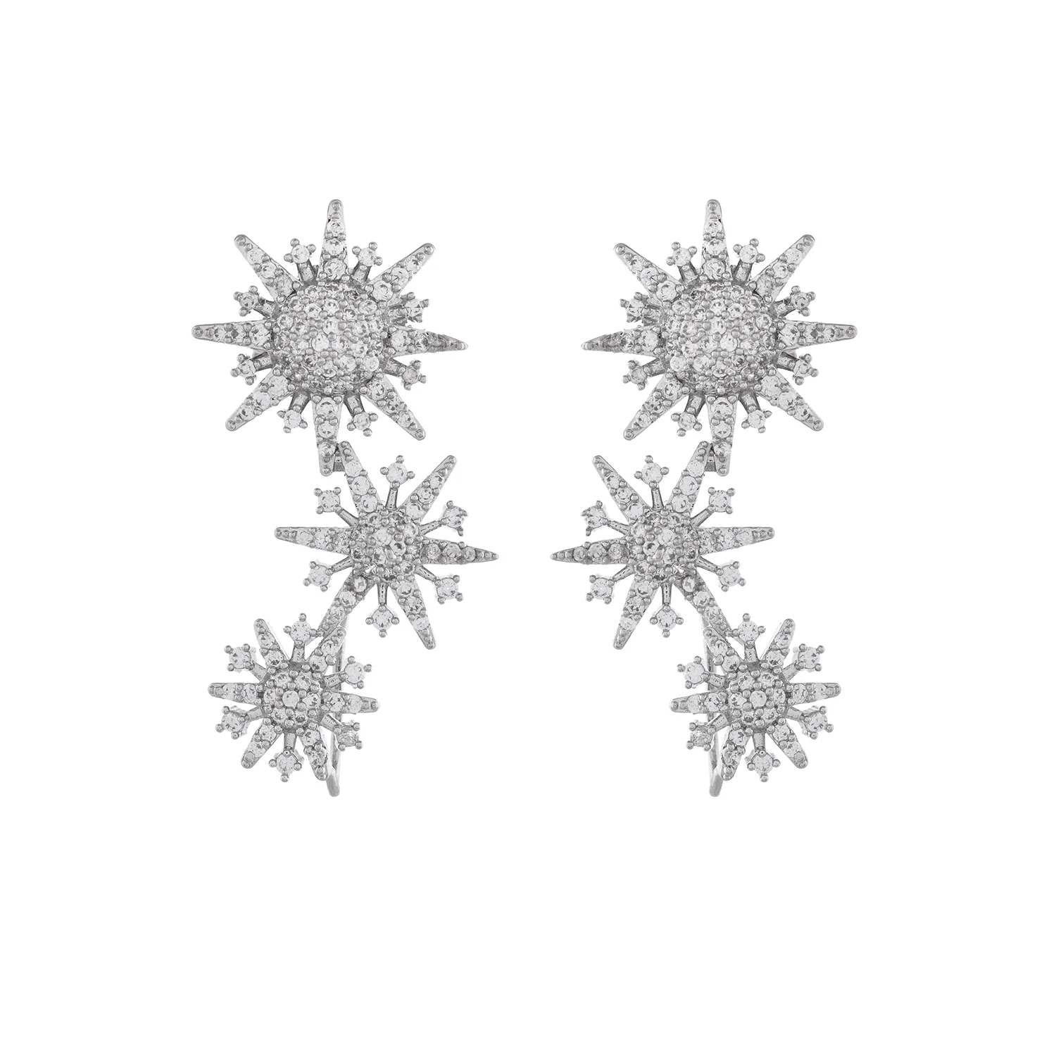 Fireworks Celestial Spark Ear Cuffs Earrings - Image 4