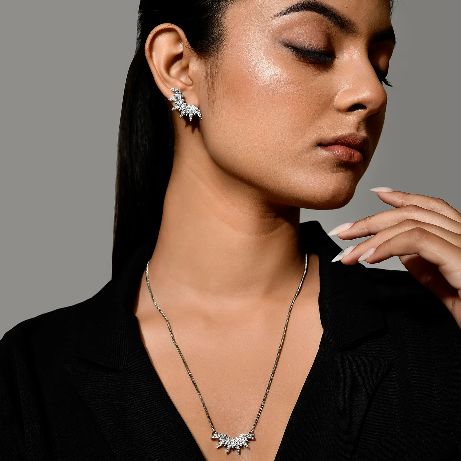 Fireworks Sparkle Burst Pendant Set - Image 2
