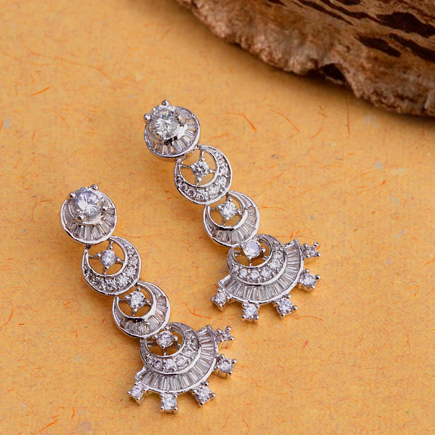 First Ray of Sunshine Embellished Drop Earrings