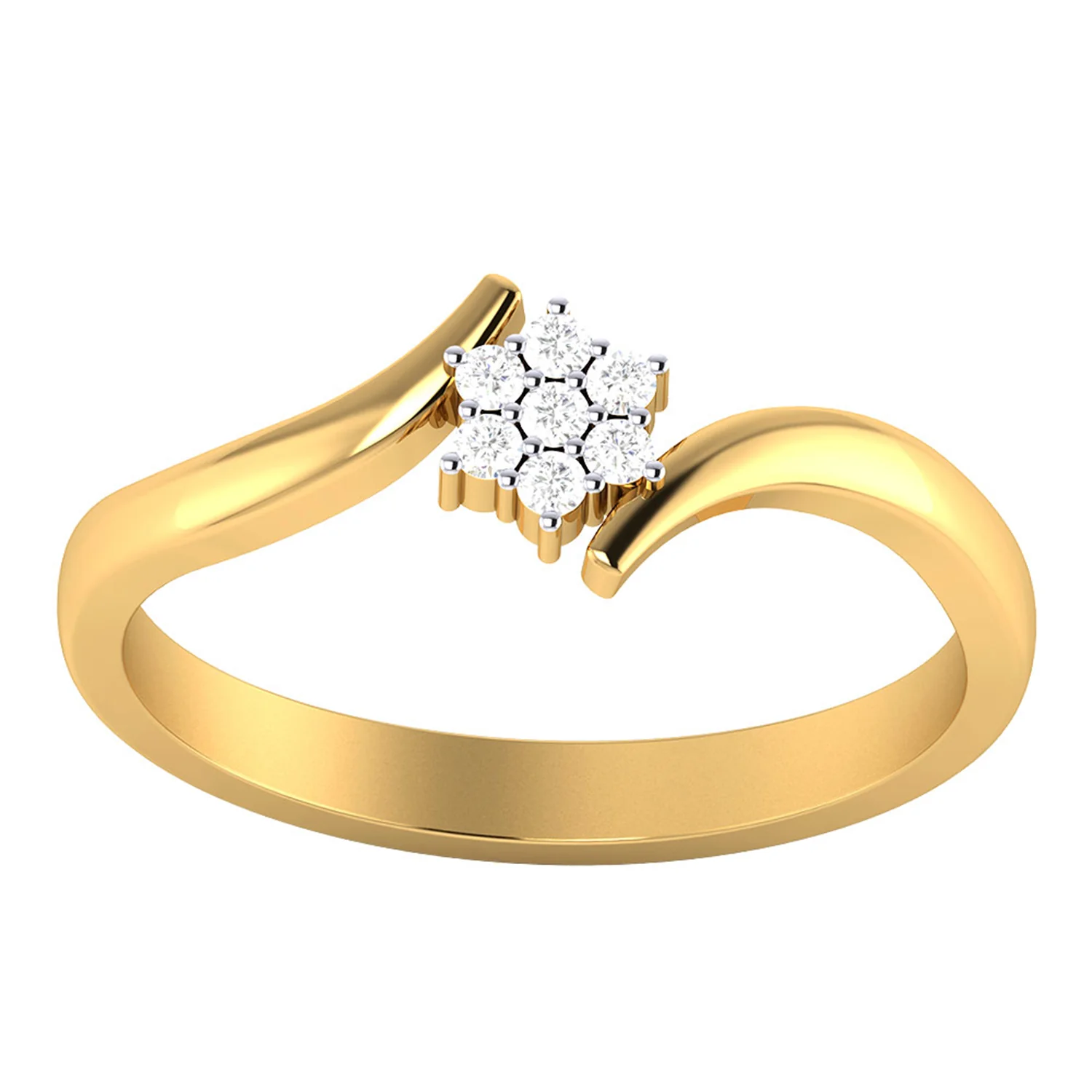 Floral Engagement Ring For Women - Image 3